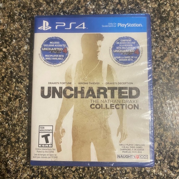 Uncharted Nathan Drake Collection on PS4 - PlayStation - Uncharted 1, 2 & 3 NWT - Picture 2 of 3